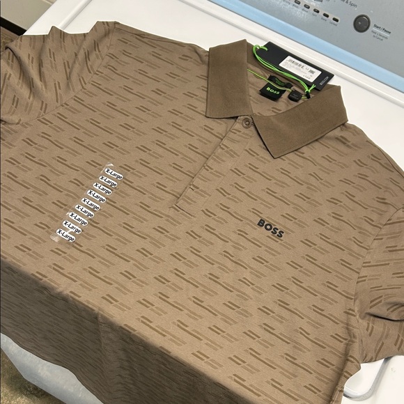Boss Men's Tan Polo Shirt - Picture 4 of 4